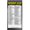 2016 Magnetic Business Card Sports Schedule/ Car Racing